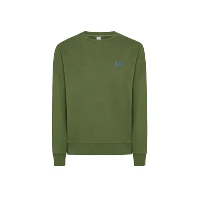 Sun68 - Crew Neck Sweatshirt Verdone F34103