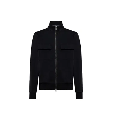 SUN 68 SUN68 - FULL ZIP FORMAL POCKET ON C.C.E. 11 BLACK F32126