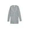 Sun68 - Log Cardigan Knit Lurex 06 Grey Clear K31213