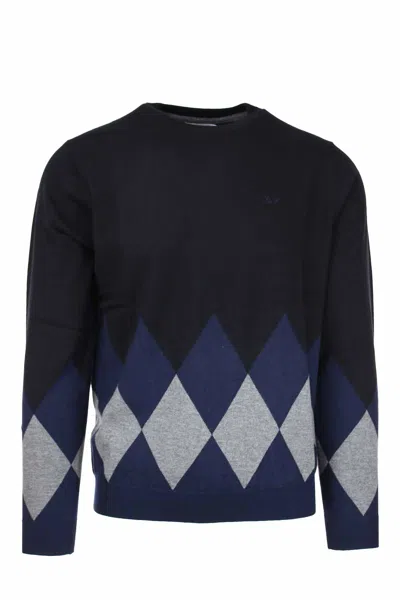Sun68 - Round Argyle 11 Black K40107