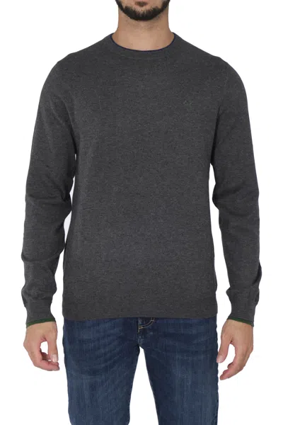 Sun68 - Round Double Rib Double Double Edge Collo E Sleeve K43106 47 Grig