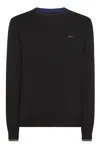 Sun68 - Round Double Rib Double Rib Double Edge Collo E Sleeve K43106 11 Nero