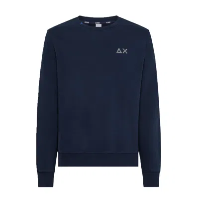 Sun 68 Sun68 - Round Neck Basic 07 Navy Blue F33106