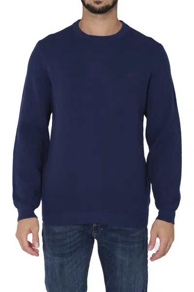Sun68 - Round Rice Knit K43120 83 Blue