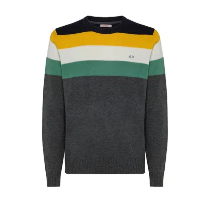 Sun68 - Round Stripes On Top 47 Dark Grey K42148