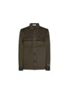 Sun 68 Sun68 - Shirt With Military Green Pockets S43108