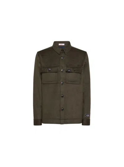 Sun68 - Shirt With Military Green Pockets S43108