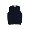 Sun 68 Sun68 - Solid Vest 07 Navy Blue K40104 In Black
