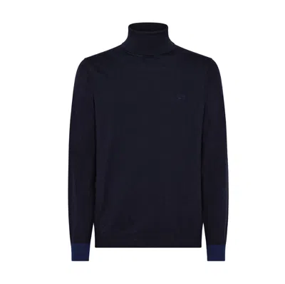 Sun68 - Turtle Elbow Contrast 07 Navy Blue K42111