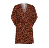 Sun68-beach Sun68 Beach - Kaftano Beach Print1664 Beige/orange S33253 In Sand