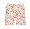 Sun68-beach Sun68 Beach - Swim Pant Small Print 31 White Cream H33113 In White