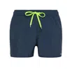 Sun68-beach Sun68 Beach - Swim Pant Water Print 07 Navy Blue H19104 In Multi
