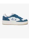 Sun 68 Sun68 Big Basket Sneakers In Blue