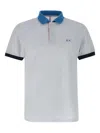 Sun68 Contrast-collar Polo Shirt