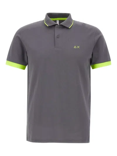 Sun68 Contrast-trim Polo Shirt