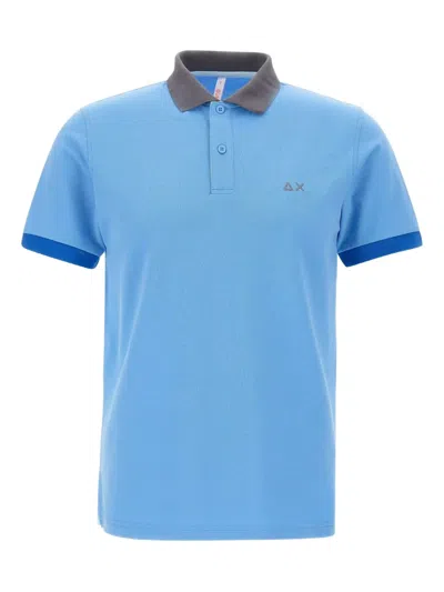 Sun68 Contrasting-collar Polo Shirt