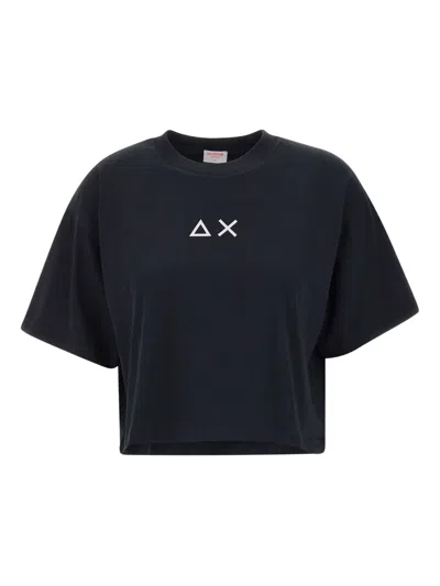 Sun68 Cotton Cropped T-shirt