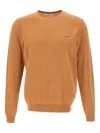 Sun 68 Cotton Jumper In Orange