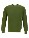 Sun 68 Cotton Sweater In Green