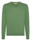 Sun68 Cotton Sweater In Green