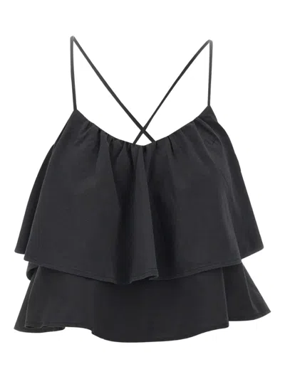 Sun68 Cotton Top In Black