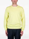 Sun68 Crew-neck Sweater In Yellow