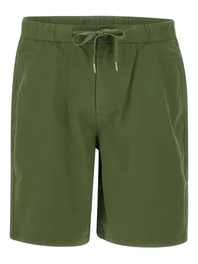 Sun68 Drawstring Shorts In Green