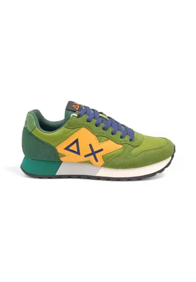 Sun68 Jaki Solid Sneakers In Green