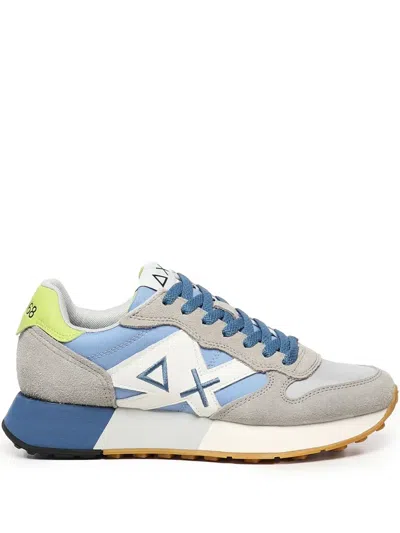 Sun68 Logo-detail Panelled Sneakers