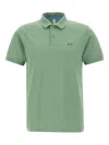 Sun68 Logo-embroidered Polo Shirt In Green