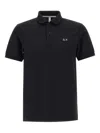 Sun68 Logo-embroidered Polo Shirt In Navy