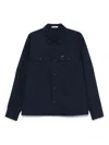 Sun 68 Sun68 Logo Shirt Jacket In Blue