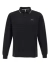 Sun 68 Small Stripes Cotton Long Sleeve Polo