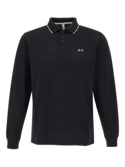 SUN 68 LONG-SLEEVE POLO SHIRT