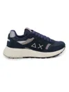 Sun 68 Sun68 Sneakers Blue In Animal Print