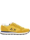 Sun 68 Panelled Sneakers In Yellow