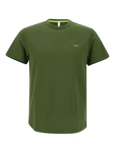 Sun68 Piqué-weave Cotton T-shirt