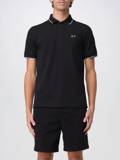 Sun68 Polo Shirt  Men Color Black