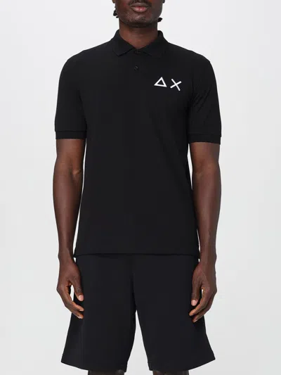 Sun68 Polo Shirt  Men Color Black