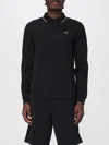 Sun 68 Small Stripes Cotton Long Sleeve Polo