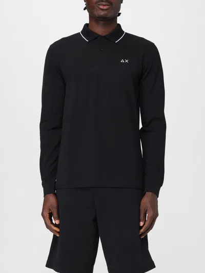 SUN 68 POLO SHIRT SUN68 MEN COLOR BLACK,G92780002