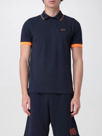 Sun68 Polo Shirt  Men Color Blue