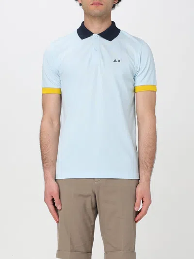 SUN 68 POLO SHIRT SUN68 MEN COLOR BLUE,G65216009