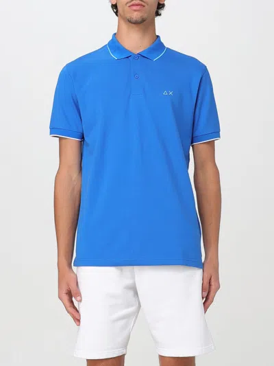 Sun68 Polo Shirt  Men Color Blue