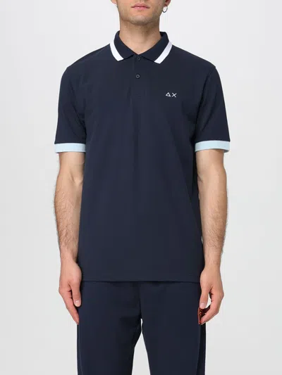 Sun68 Polo Shirt  Men Color Blue