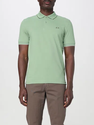 Sun68 Polo Shirt  Men Color Grass Green In グラスグリーン