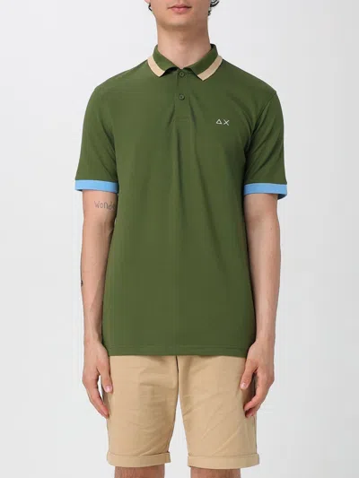 Sun68 Polo Shirt  Men Color Green