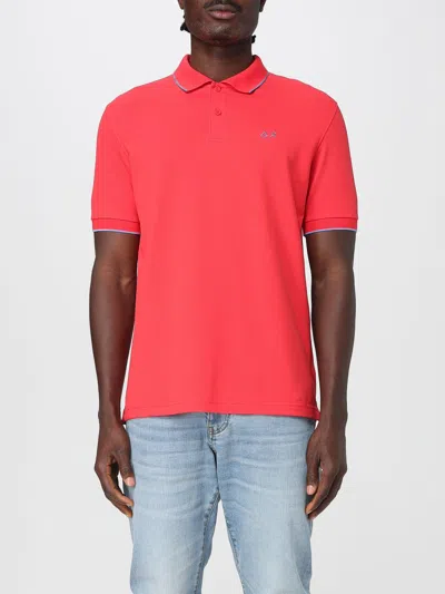 Sun68 Polo Shirt  Men Color Red