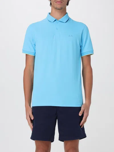 Sun68 Polo Shirt  Men Color Turquoise
