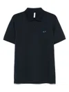 Sun 68 Sun68 Polo Shirt With Logo In Blue